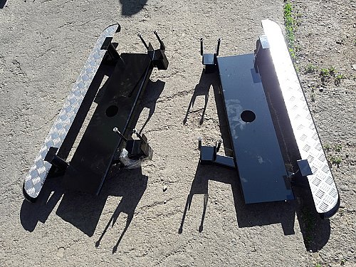 Подножки силовые с креплением к раме под HiJack на УАЗ Хантер (УАЗ-315195, 469)