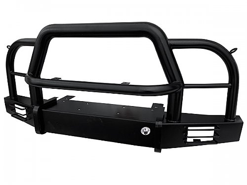 Бампер РИФ силовой передний УАЗ Хантер усиленный с защитной дугой лифт кузова 0-65 мм