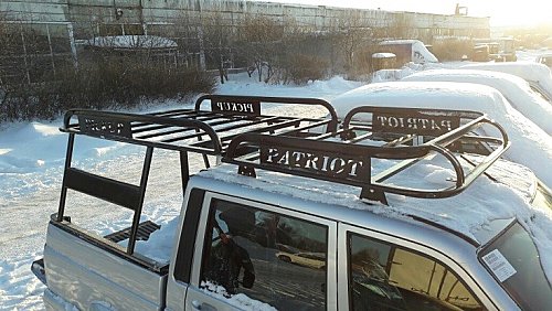 Багажник НАВИГАТОР с каркасом кунга на УАЗ Патриот Пикап (УАЗ-23632)