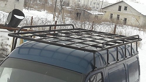 Багажник  "Пролёт" усиленный на Газель, Соболь