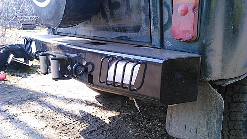Силовой задний бампер Чероки задний на УАЗ 469, Хантер, Барс