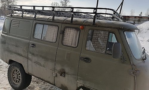 Багажник Хищник корзина на УАЗ 452 / 12 опор 3м