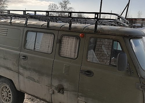 Багажник Хищник корзина на УАЗ 452 / 12 опор 3м
