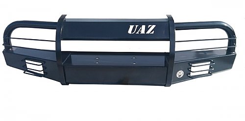 Силовой передний бампер "Корсар" на УАЗ 469, Хантер, Барс