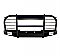 Силовой передний бампер с увеличенным кенгурином на УАЗ 469, Хантер, Барс